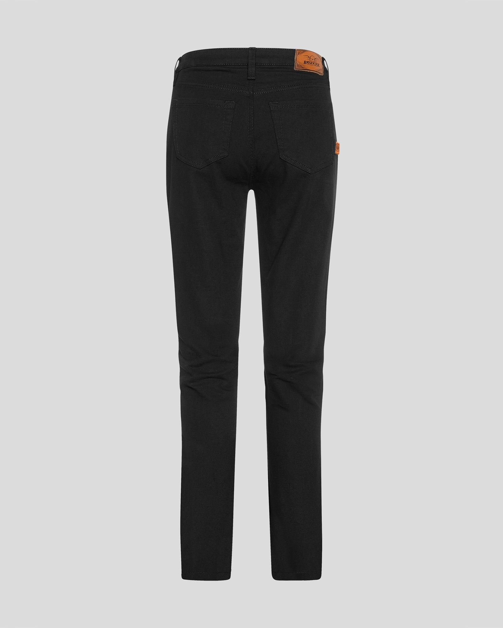 ROKKERTECH Mid Waist Slim Black