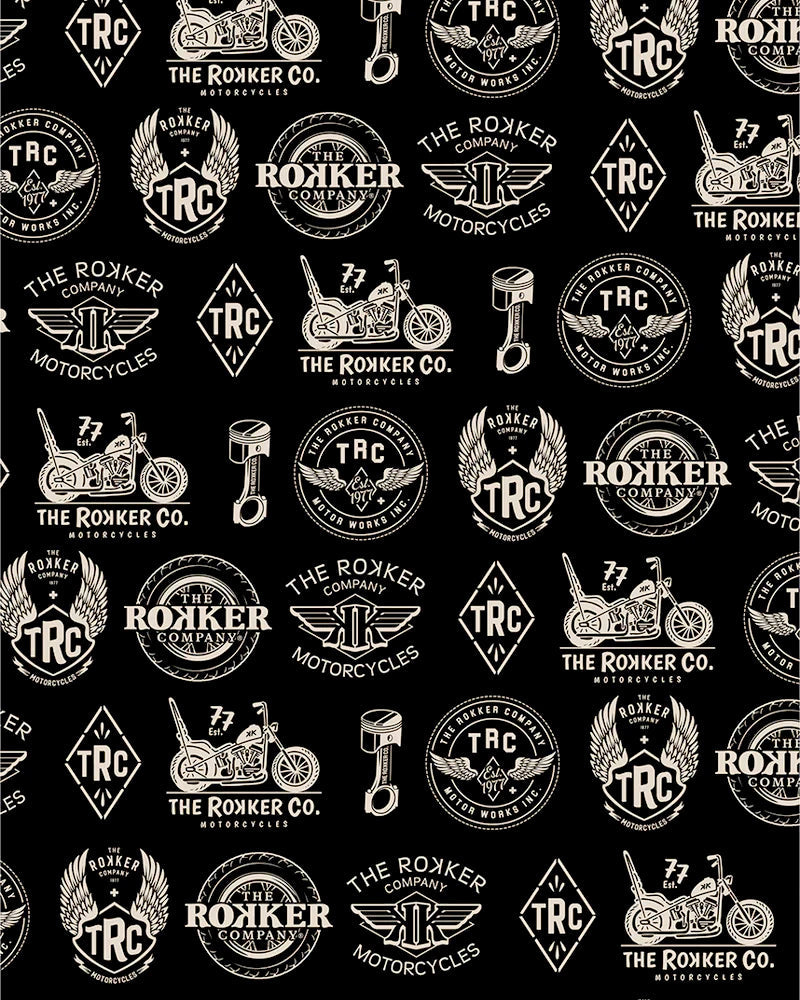 Fleece Tube Logos Black