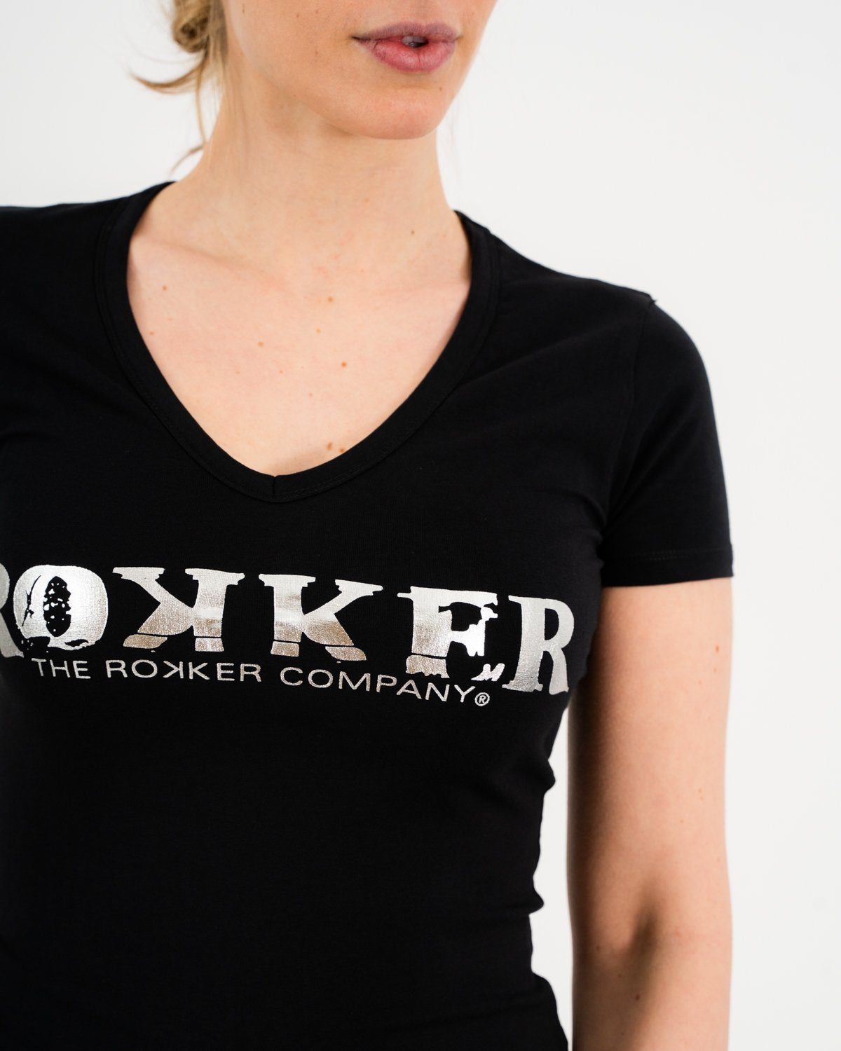 Lady Black T-Shirt T-Shirt The Rokker Company