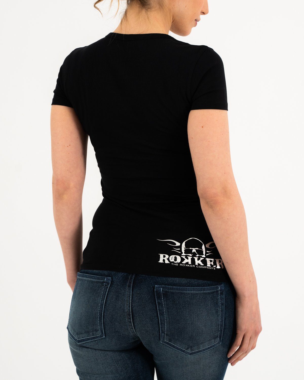 Lady Black T-Shirt T-Shirt The Rokker Company