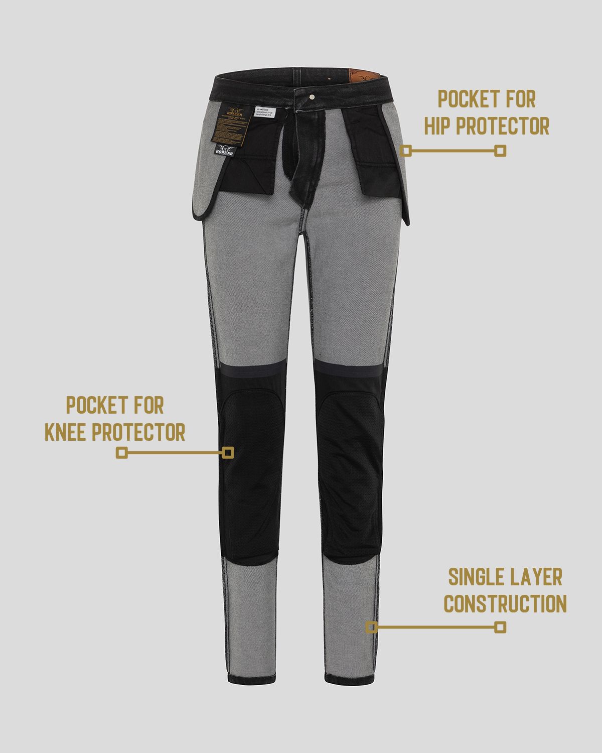 Rokkertech High Waist Black