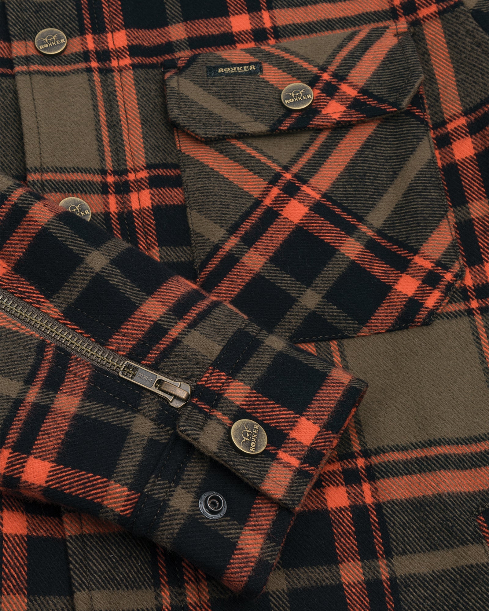 Colorado Rider Shirt Orange/Green