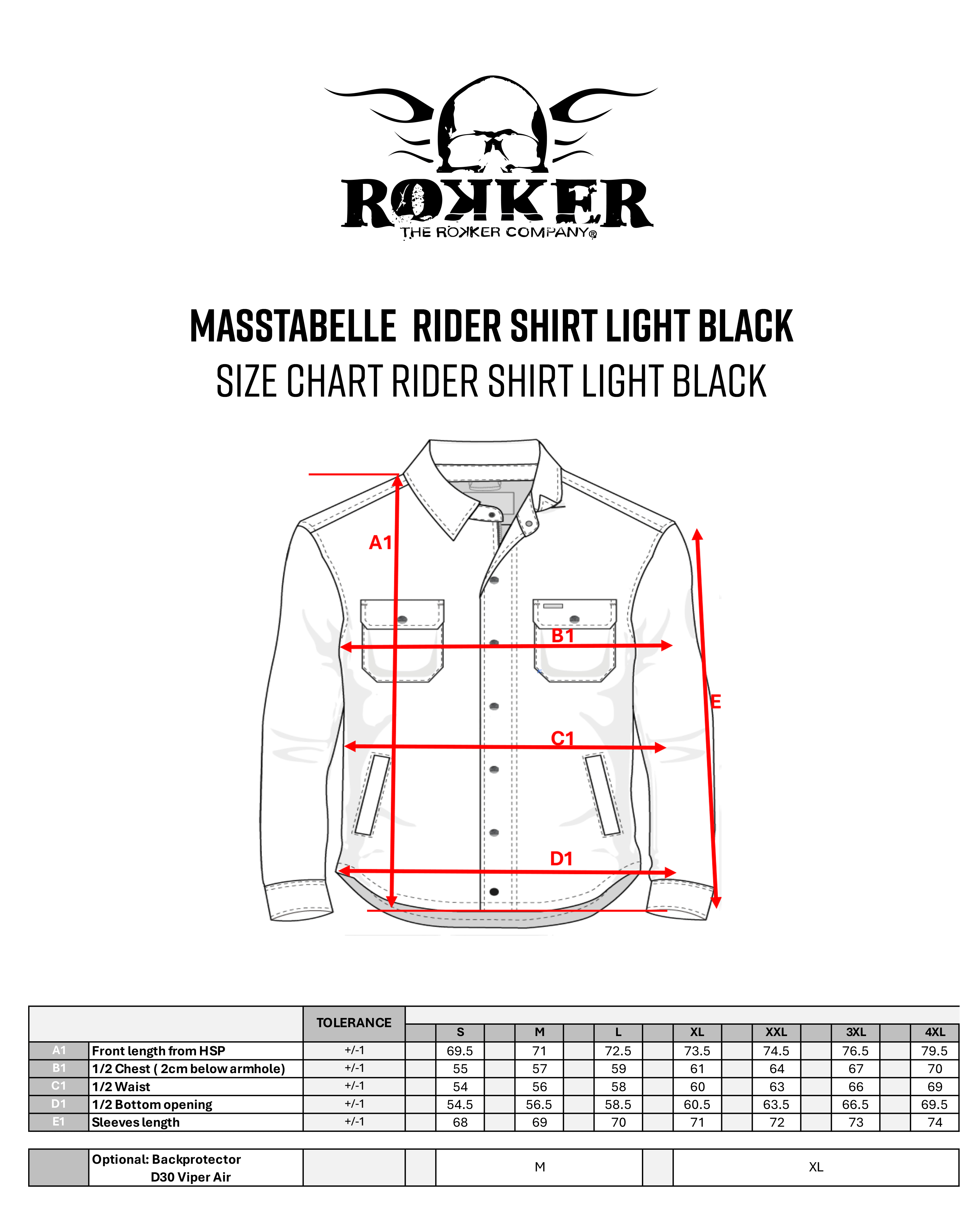 Rider Shirt Light Black
