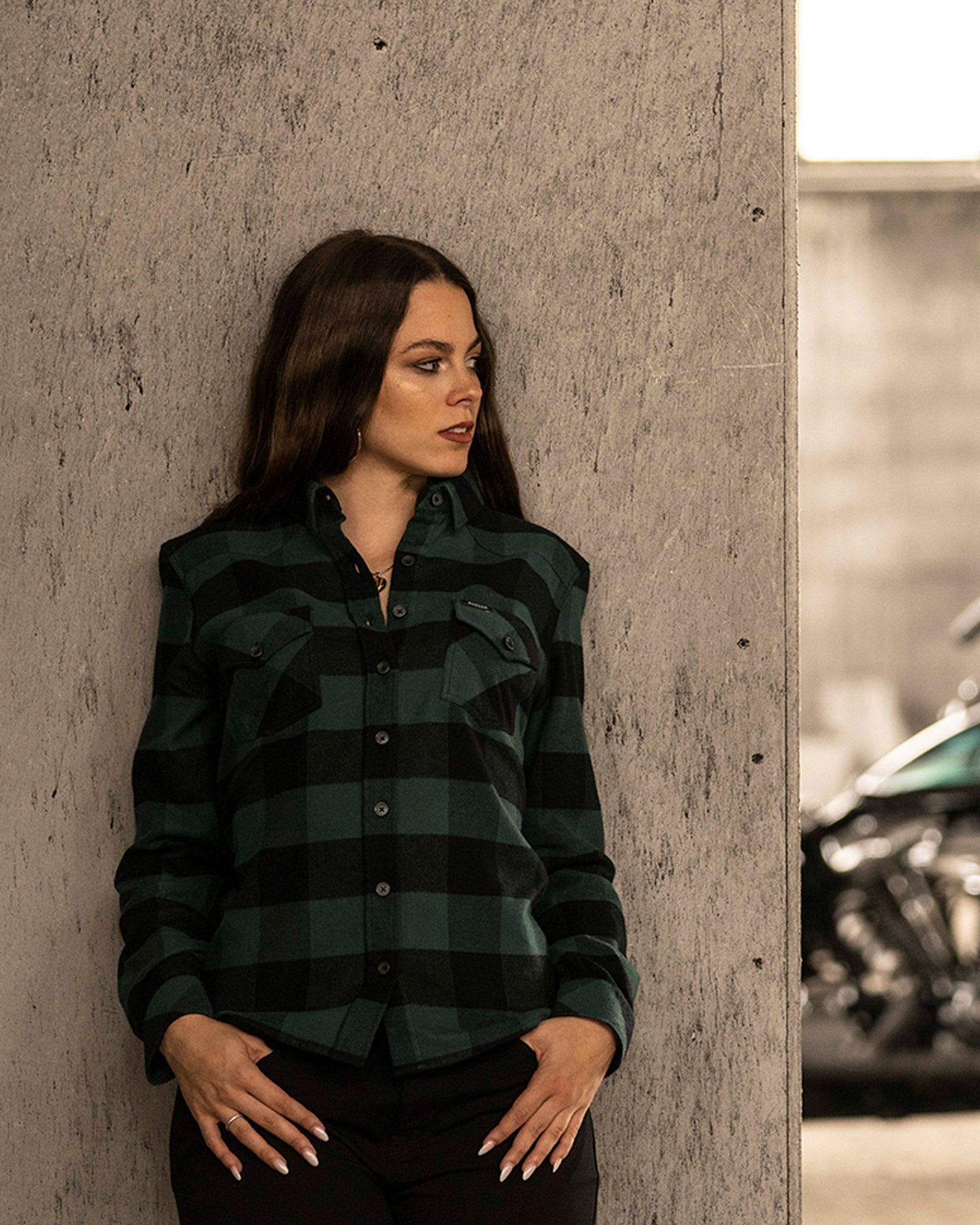 Denver Women Shirt Green/Black